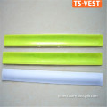 Security protection roadway safety eco-friendly funny Fashion sport reflector snap PVC wrist band